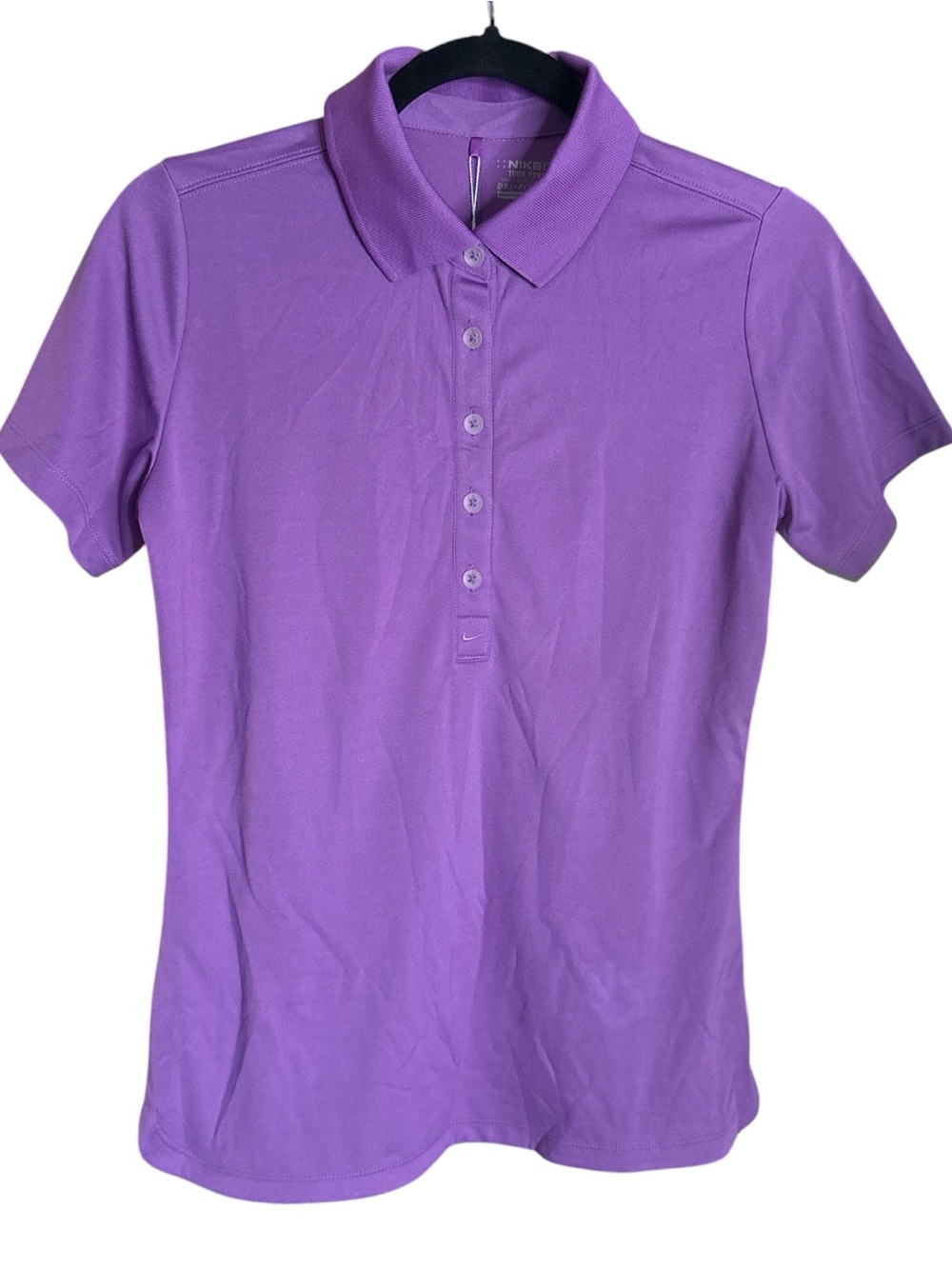 Nike Golf Tour Performance Dri-Fit Purple Shirt NWT A5799 Women’s Small